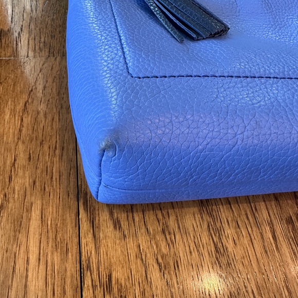 Kate Spade Periwinkle and Navy Crossbody Bag with Tassle - Picture 5 of 5